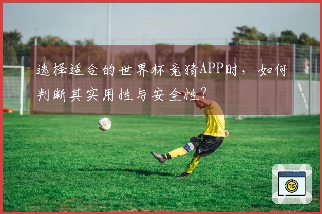 选择适合的世界杯竞猜APP时，如何判断其实用性与安全性？