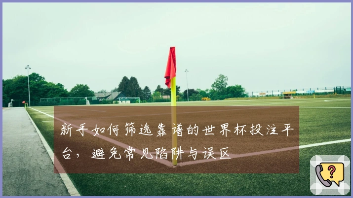 新手如何筛选靠谱的世界杯投注平台，避免常见陷阱与误区